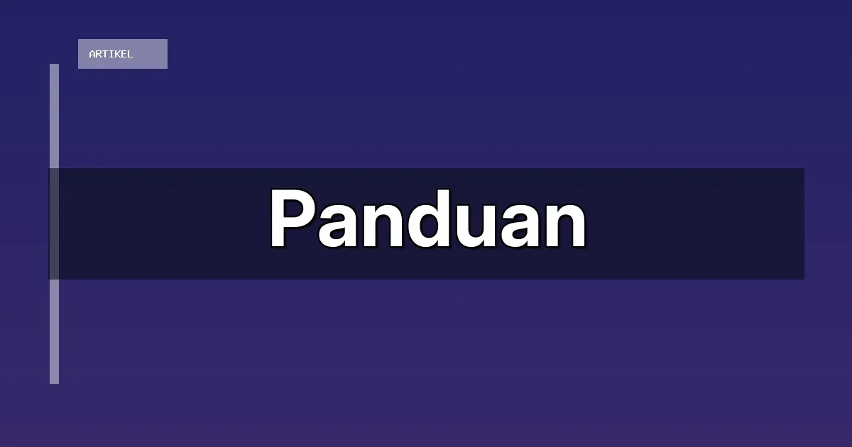 Panduan